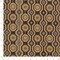 Denim - Blue,brown Abstract Geometric Upholstery Fabric 54 Inches"